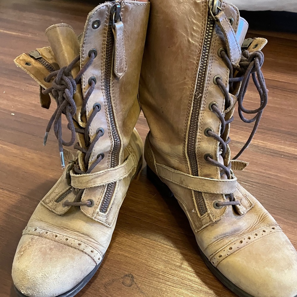 ALDO brown leather boots